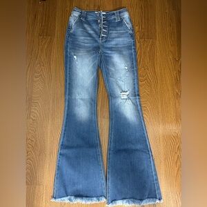 KanCan Blue Flared Women's Jeans